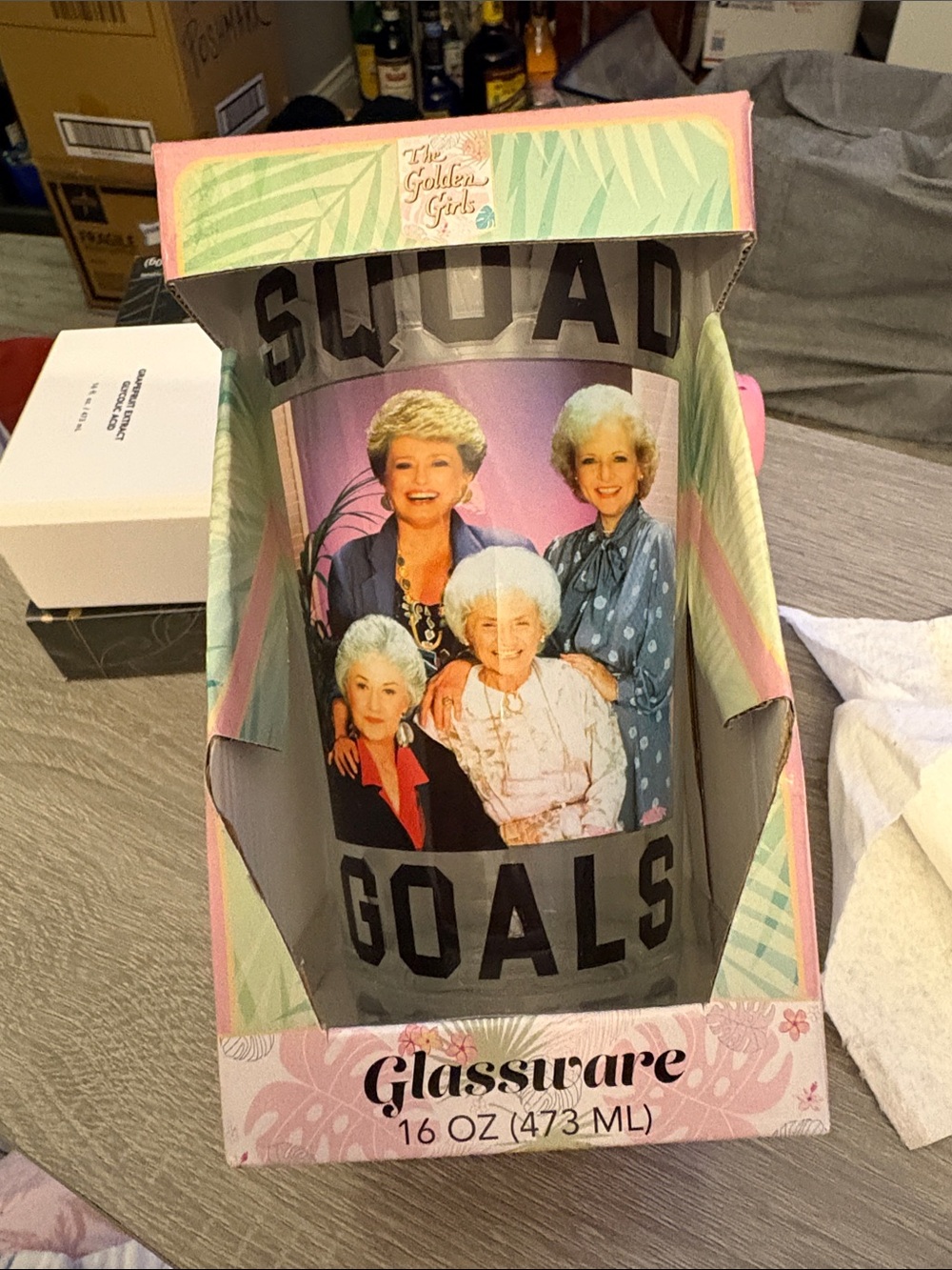 The Golden Girls 16 oz. Glassware 
ABC SIGNATURE
Squad Goals